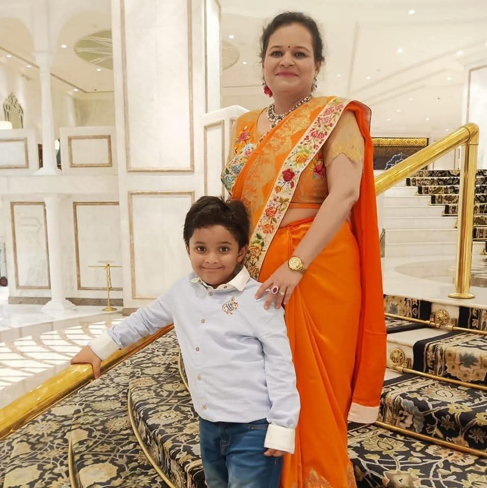 Aanchal Jain with her son — watch the short intro